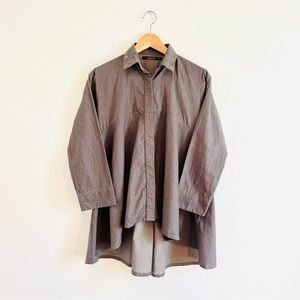 NWOT cotton button down top